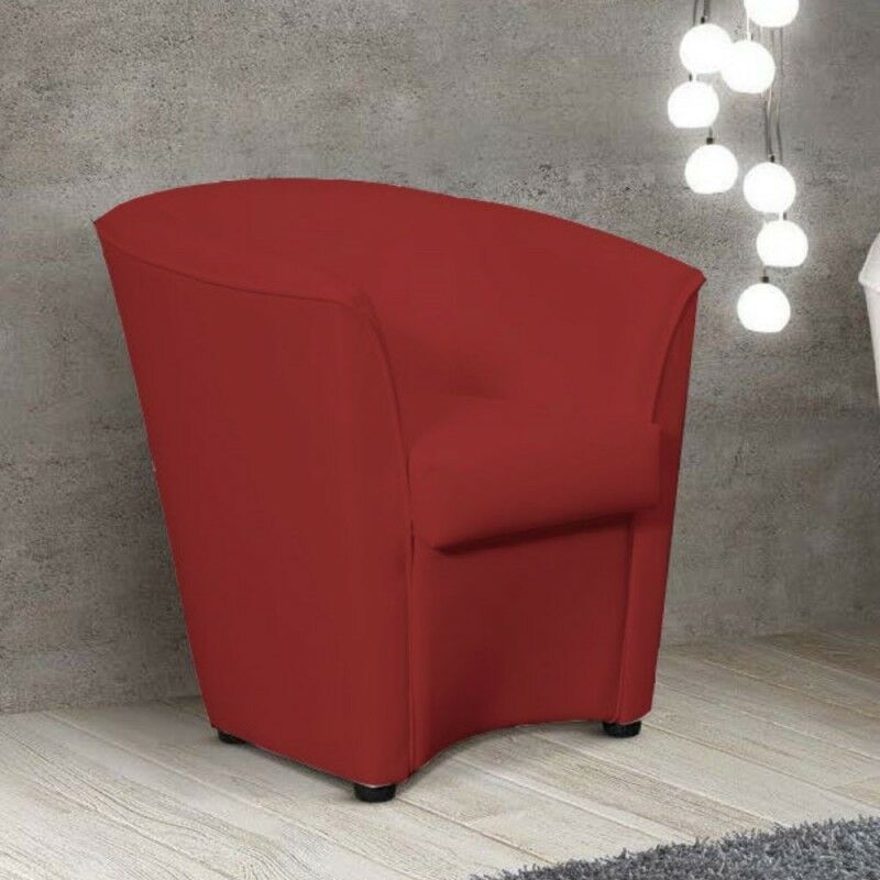 Fauteuil de cockpit en tissu rouge - Tago
