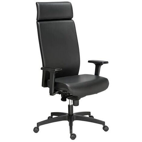 Fauteuil de direction en cuir Kio - Maxiburo