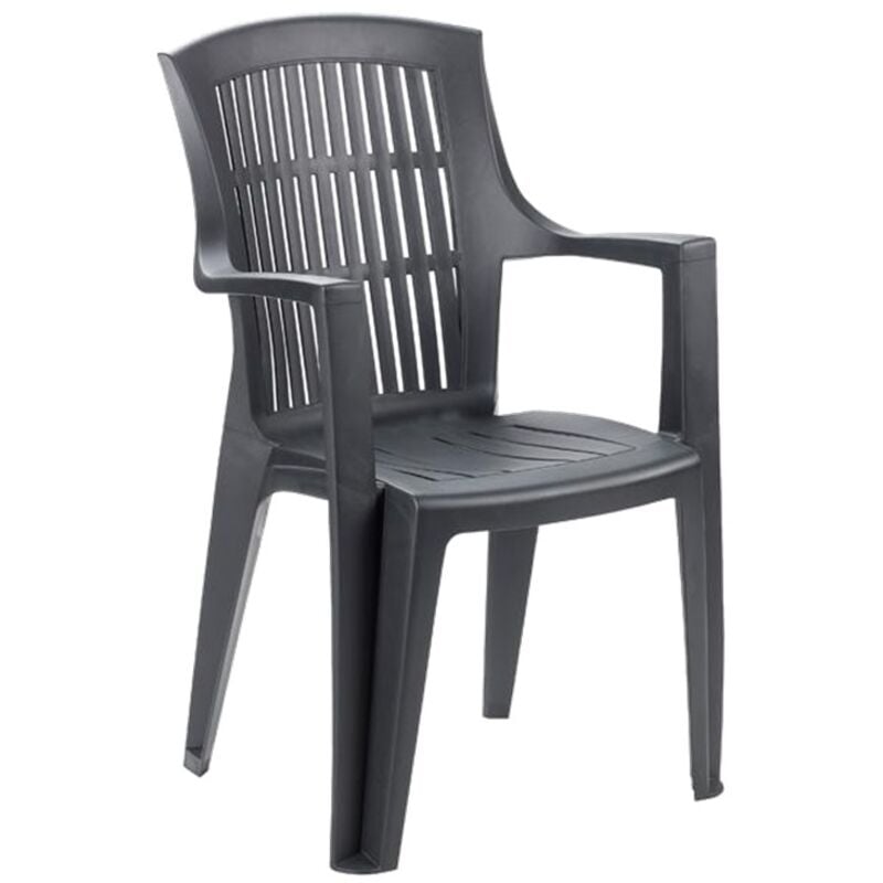Ipae Progarden - Chaise En Polypropylène 'Arpa' Anthracite
