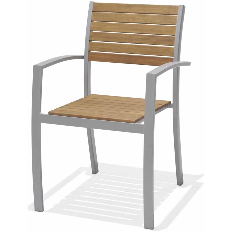 

Sillón de Jardín Chillvert Bérgamo Con Brazos Madera 57x55x84 cm