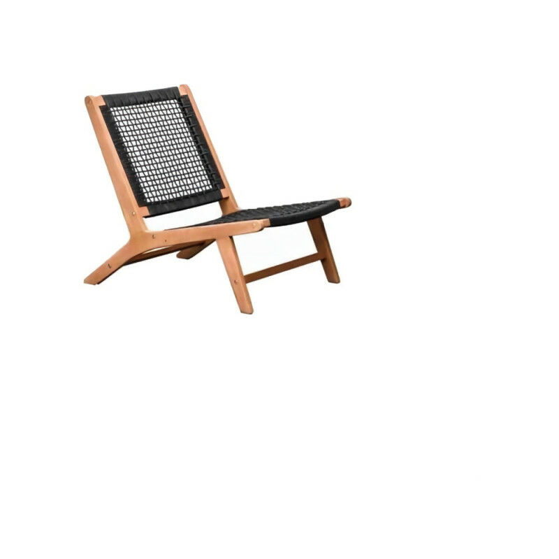 Fauteuil de jardin en bois d'eucalyptus fsc et en corde tavarua