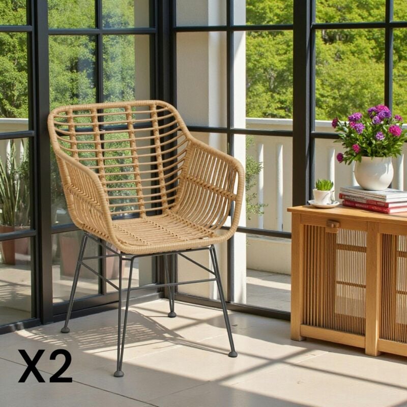 Fauteuil en rotin synthétique (lot 2) GRENADE