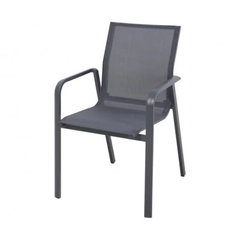 Fauteuil De Jardin Guethary Alu Gris Anthracite - Imagin