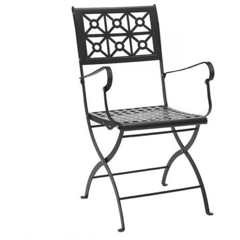 Fauteuil de jardin Isotta Anthracite