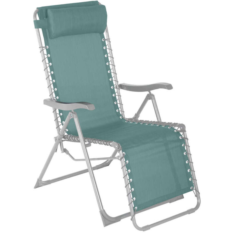 Fauteuil de jardin relax Silos vert jade - Hespéride