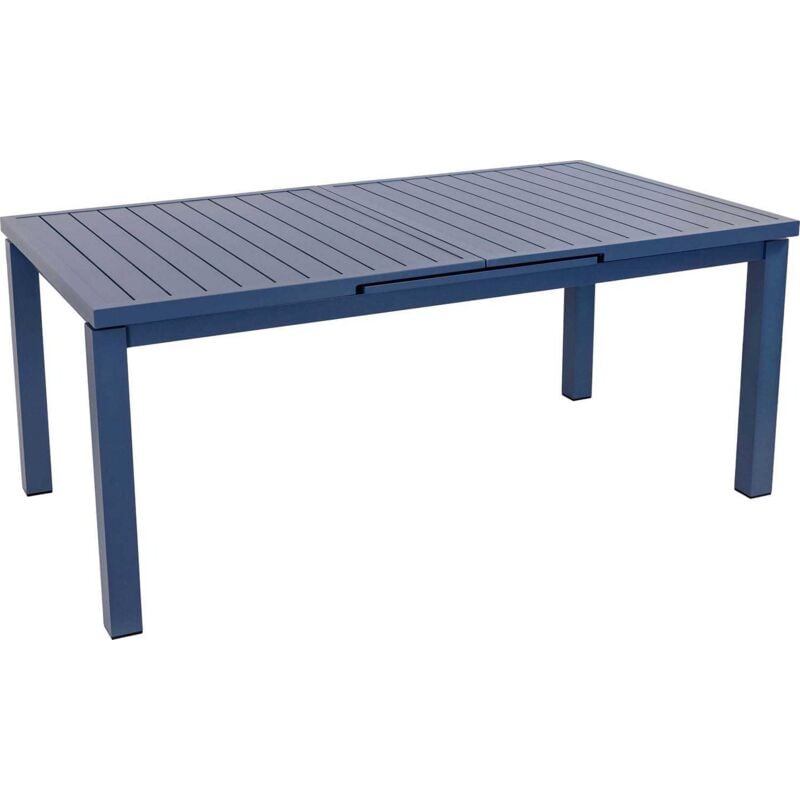 Jardiline - Table en aluminium extensible 8 à 10 personnes Santorin Gris bleuté