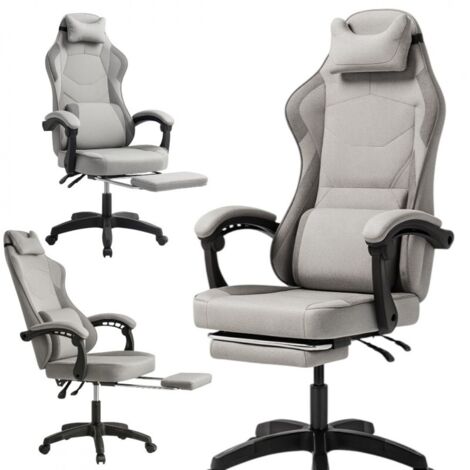 Fauteuil de jeu pivotant VECTOR avec masseur et repose-pieds KO48SZ