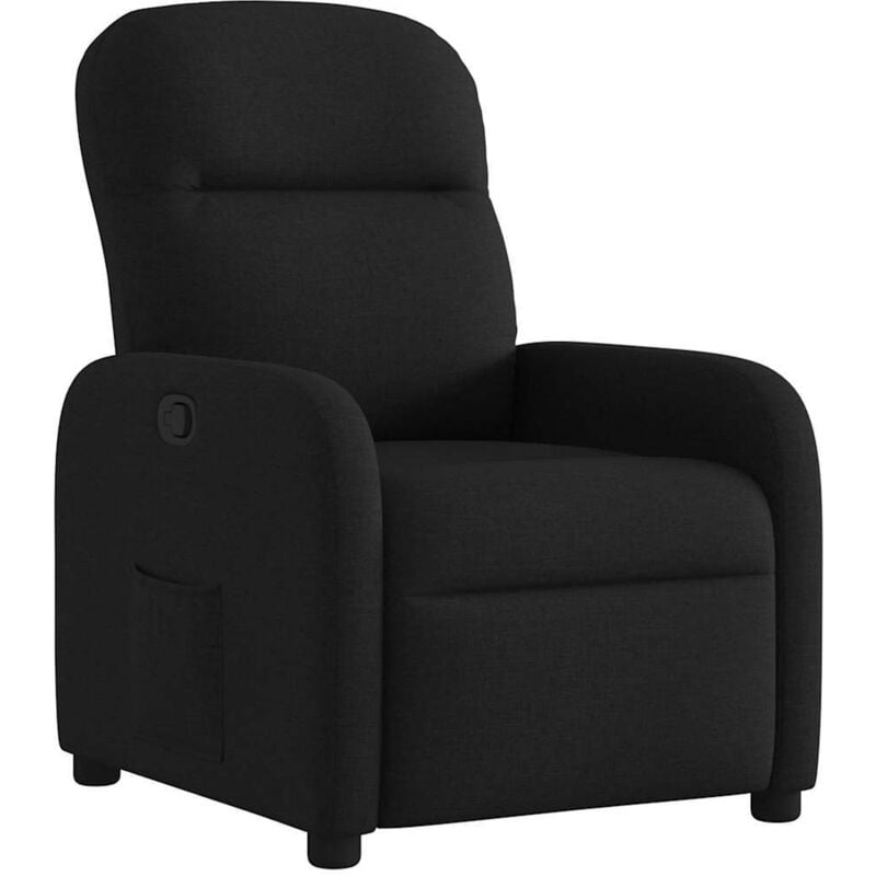 Vidaxl - Fauteuil inclinable Noir Tissu