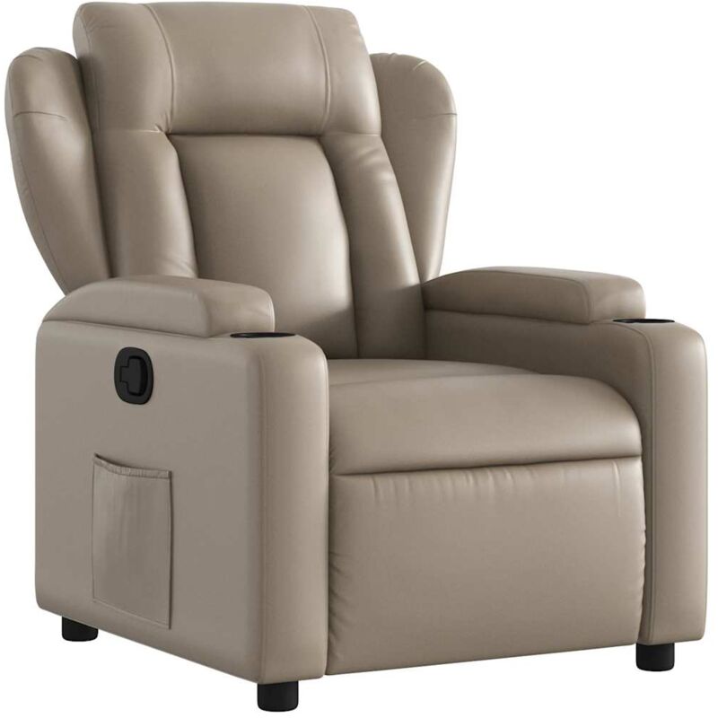 Vidaxl - Fauteuil inclinable Cappuccino Similicuir