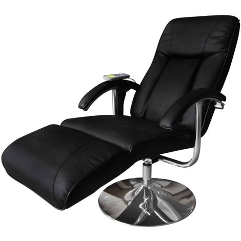 vidaXL Fauteuil de Massage Similicuir Inclinable Chaise Relaxation Multicolore