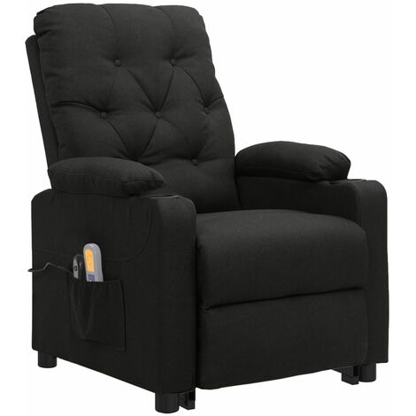 Fauteuil Releveur Inclinable de Massage Tissu Electrique Multicolore