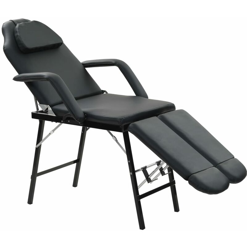 Vidaxl - Fauteuil de massage pour traitement facial Simili-cuir Noir