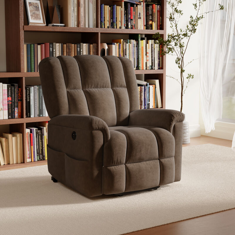 Blanketswarm - Fauteuil de Massage,Fauteuil Relax ÉLectrique 8 Points de Massage + Chauffage de La Taille, Fauteuil ÉLectrique Inclinaison RéGlable