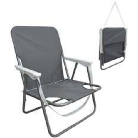 Fauteuil de plage en acier - cm.53x52x66h.