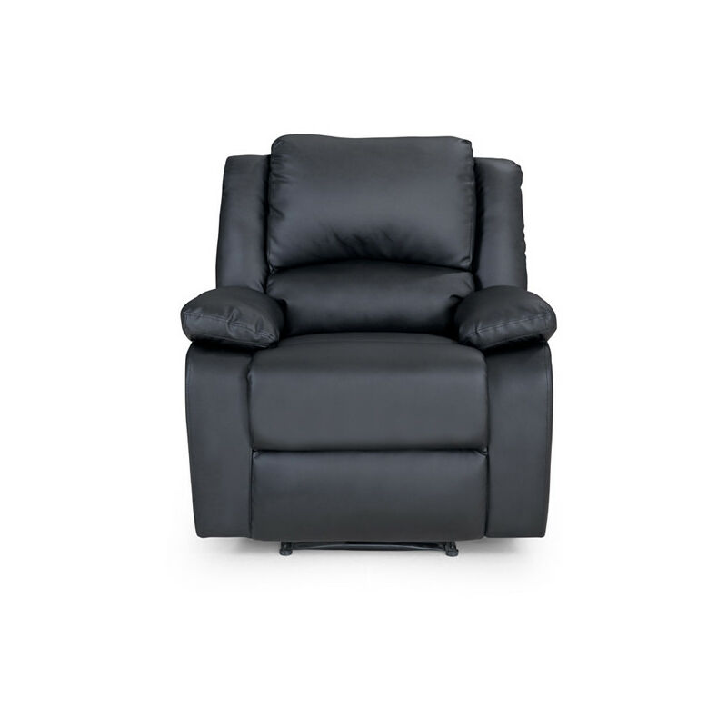 Usinestreet - relaxxo - Fauteuil Relaxation 1 place Simili cuir leo - Noir