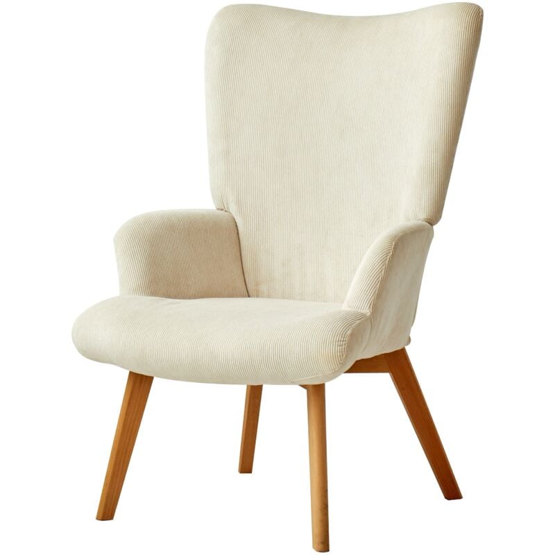 Fauteuil de Salon Scandinave Pieds Bois - Nordlys