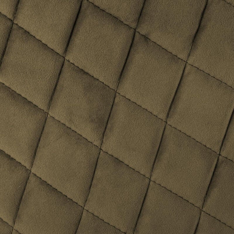 Atmosphera - Fauteuil déco en velours 'Marlo' Couleur: Kaki