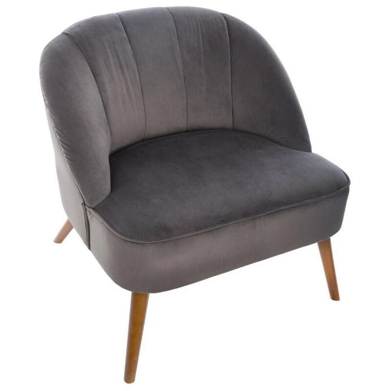 Atmosphera - Fauteuil deco naova gris