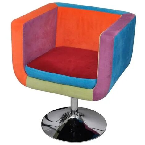 Fauteuil design cubique avec accoudoirs – Siège ergonomique en tissu moderne pour salon, bureau ou espace de détente