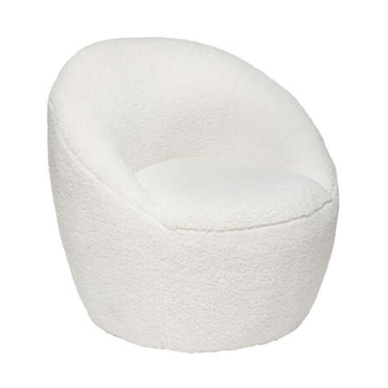 Atmosphera - Fauteuil Design 'Romi' 77cm Blanc