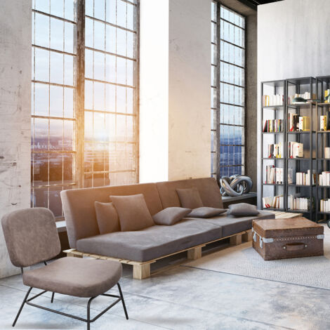 Fauteuil Detroit Gris