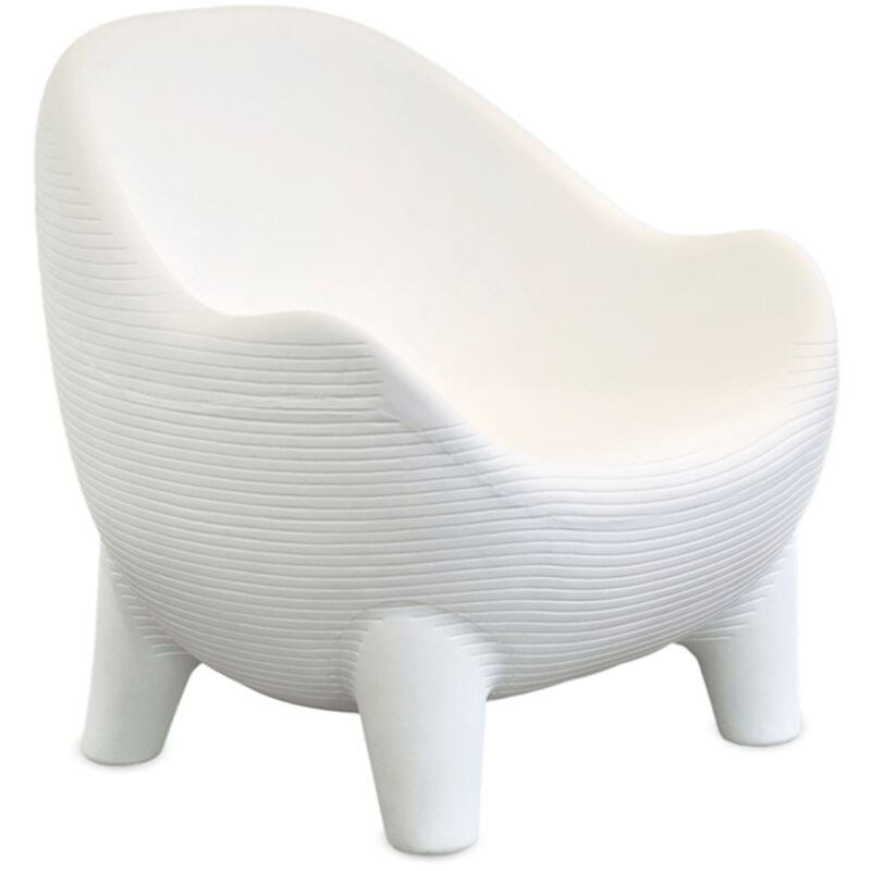 Moovere - aruba Siège rond très résistant pour l'intérieur et l'extérieur. Fabriqué en polyéthylène
