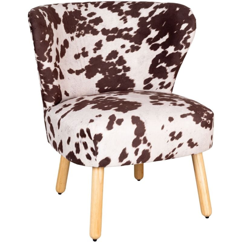 Fauteuil effet peau de vache Petit