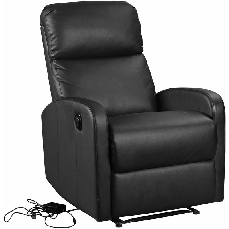 Happy Garden - Fauteuil électrique inclinable relax noir
