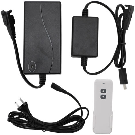 Fauteuil élévateur avec télécommande universelle sans fil, deux boutons, 2 trous, ABS, inclinable pour alimentation électrique, prise ue 100-240V