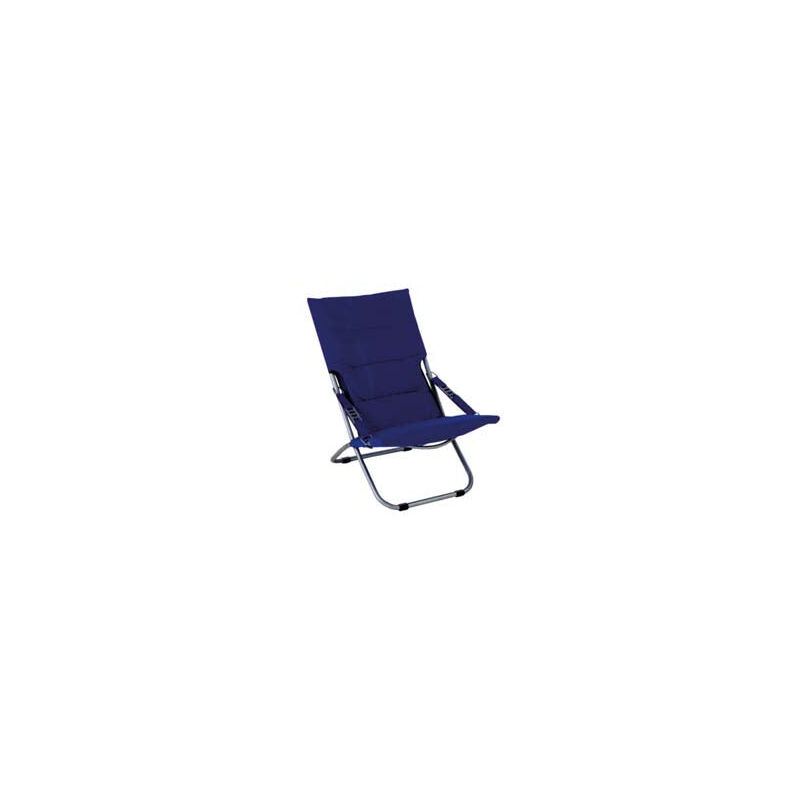 Vette - Fauteuil pliant en acier bleu - cm.50x94x63h.