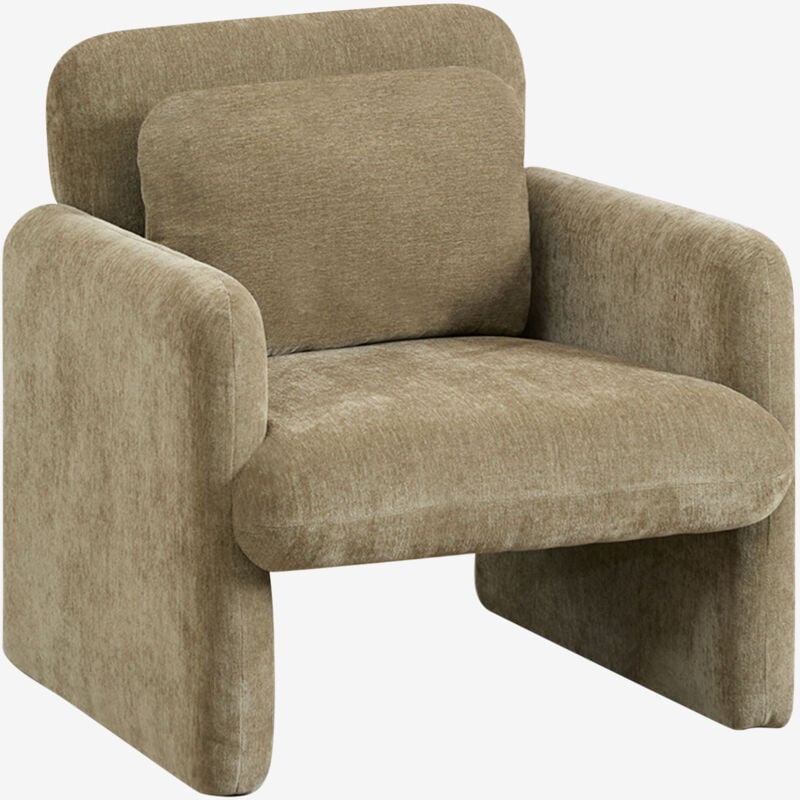Fauteuil chenille Jeison Sklum Vert Sauge