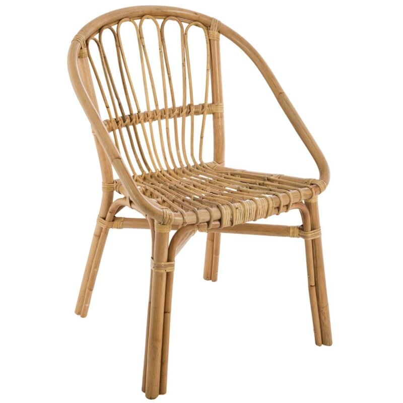 Fauteuil en rotin Bohemian Dream - Atmosphera - Naturel