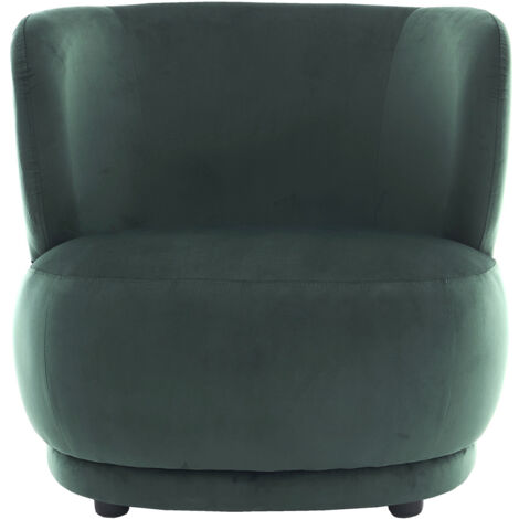 Fauteuil en velours vert - Ester