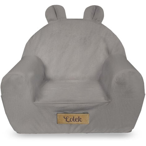 Fauteuil club enfant personnalisé - Fusée Spatiale