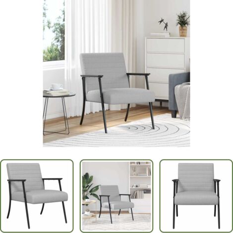 Fauteuil ergonomique -  fauteuil Gris nuage 59 x 75 x 78 cm tissu