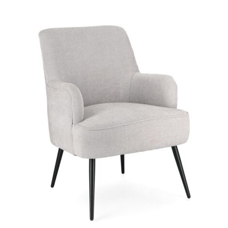 Fauteuil Ernestine Gris Clair