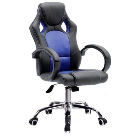 FAUTEUIL GAMER LEDIAN - Noir / Bleu