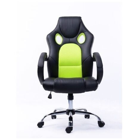FAUTEUIL GAMER LEDIAN - Noir / Vert