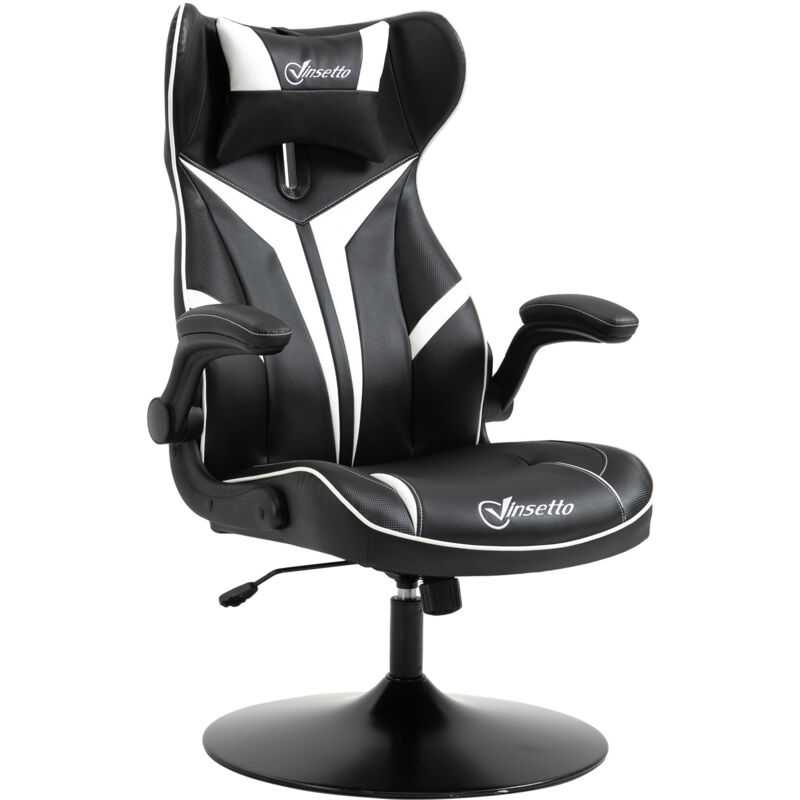 Fauteuil gaming ayrton noir et blanc