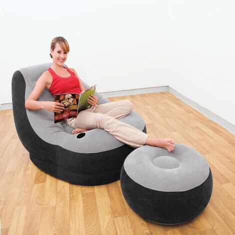 Fauteuil gonflable avec repose-pieds Intex 68564