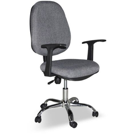 Fauteuil gris 98x57x46 cm