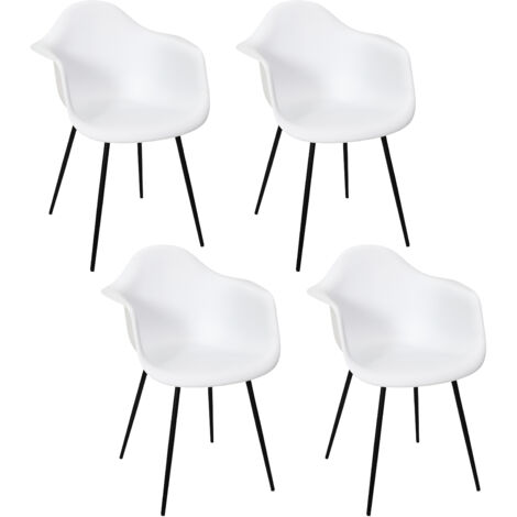 Fauteuil Gustav Blanc - Lot De 4