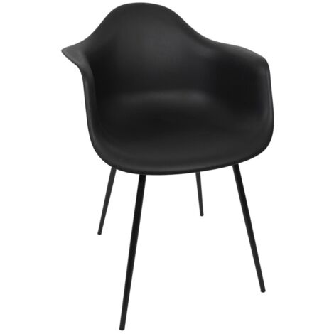 Fauteuil GUSTAV noir
