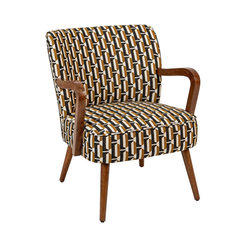 Atmosphera - Fauteuil Imprimé 'Chiara' 79cm Multicolore