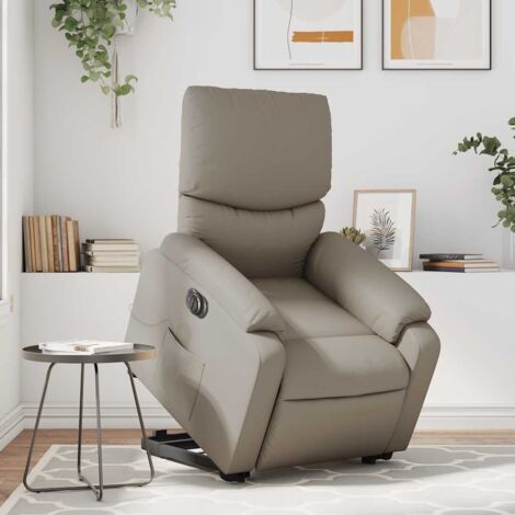 Fauteuil inclinable de massage électrique-Chaise de relaxation-Fauteuil Relax cappuccino similicuir 939851