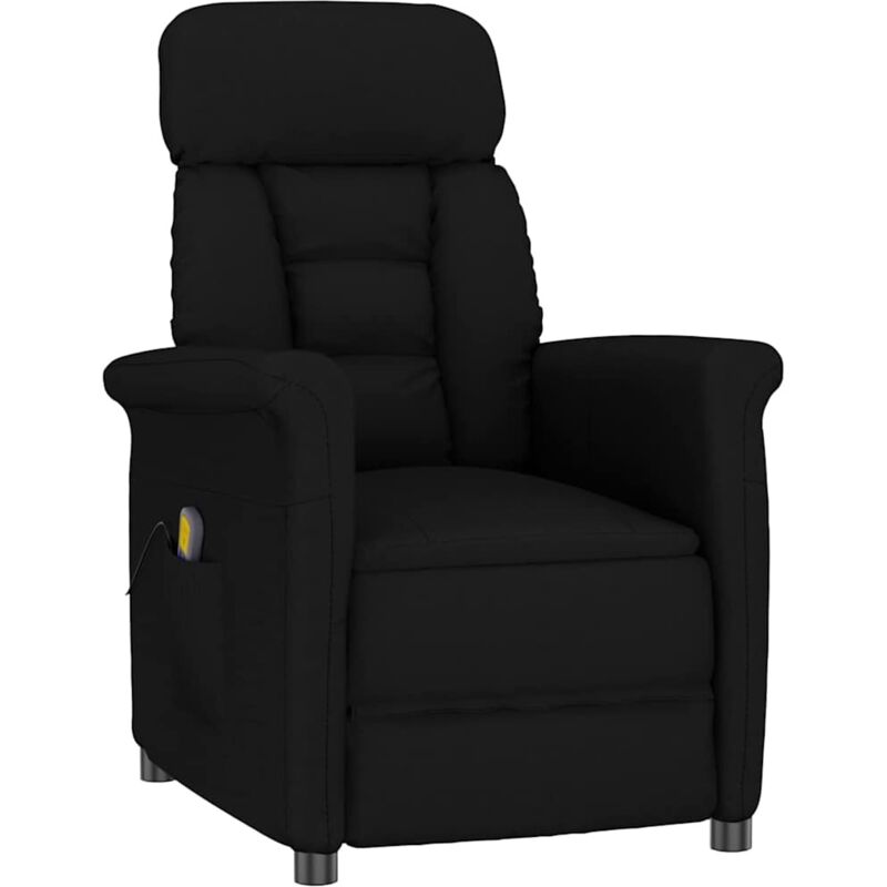 Chaise de massage Noir 70.5 x 96.5 x 95 cm Faux cuir Vidaxl