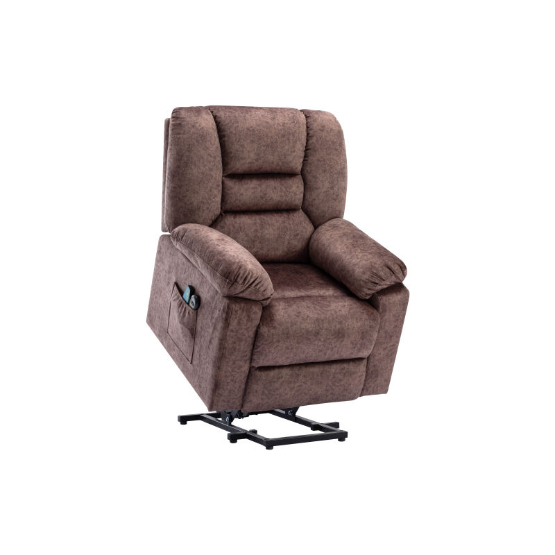 Fauteuil inclinable de massage électrique électrique, fauteuil TV avec aide au lever, fauteuil de relaxation, fauteuil de massage avec fonction