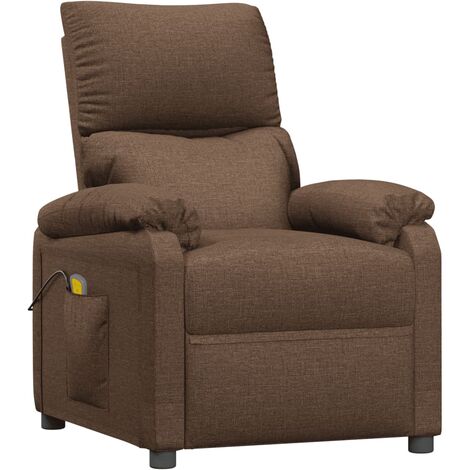vidaXL Fauteuil Inclinable de Massage Électrique Siège Salon Multicolore