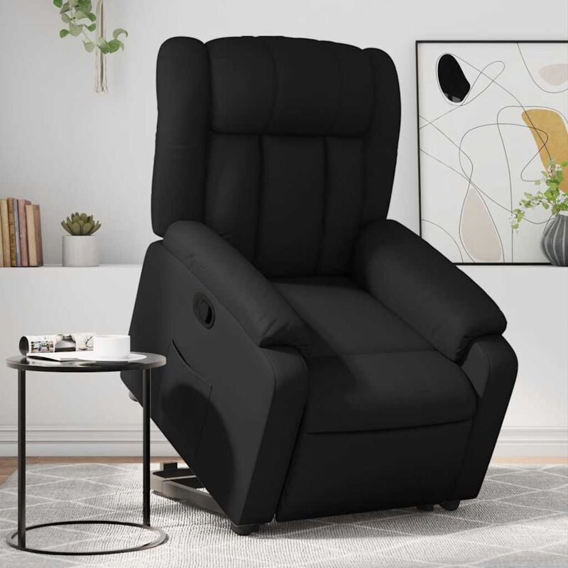 Vidaxl - Fauteuil inclinable Noir Similicuir