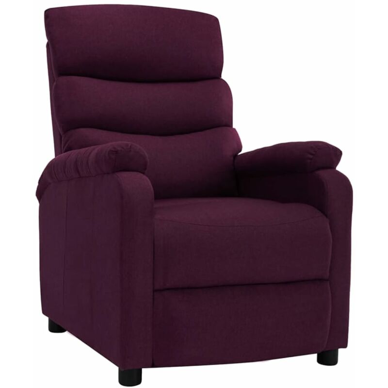 Fauteuil inclinable électrique Tissu Violet